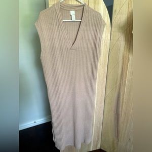 H&M midi oversized sleeveless dress size small